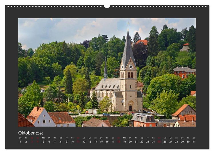 Produktbild: Kulmbach (Wandkalender 2026 DIN A2 quer), CALVENDO Monatskalender