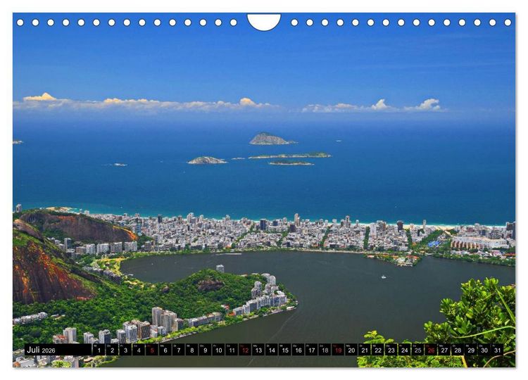 Produktbild: Brasilien - das gr&ouml;&szlig;te Land S&uuml;damerikas (Wandkalender 2026 DIN A4 quer), CALVENDO Monatskalender