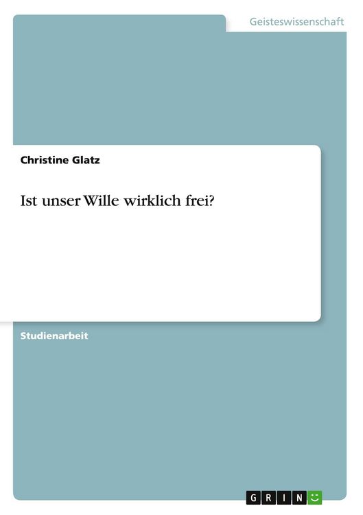 Produktbild: Ist unser Wille wirklich frei?