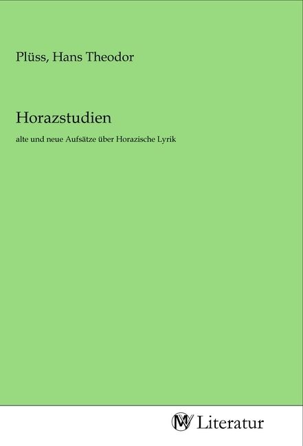 Produktbild: Horazstudien