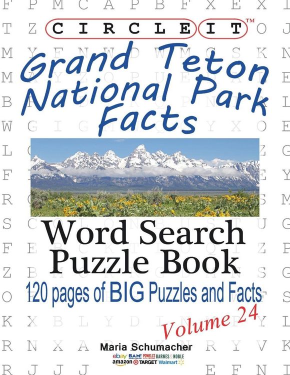 Produktbild: Circle It, Grand Teton National Park Facts, Word Search, Puzzle Book
