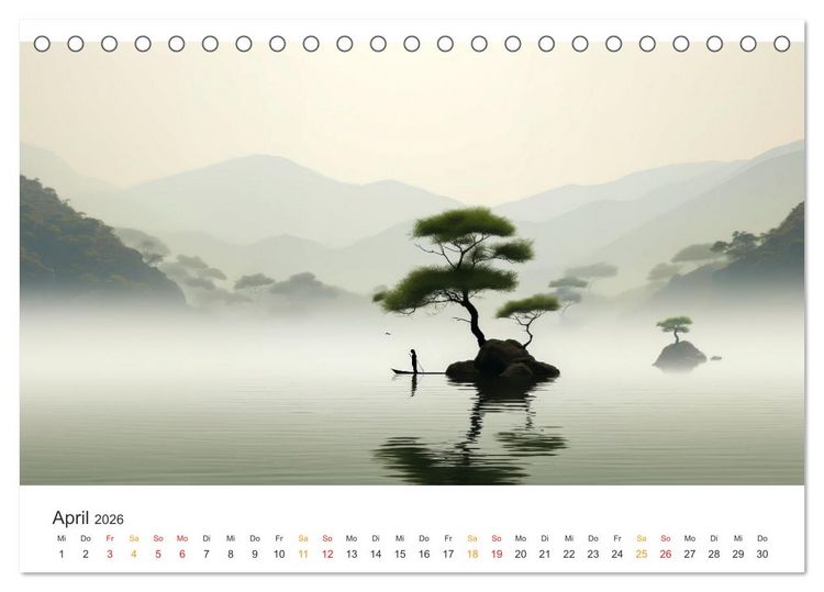 Produktbild: Japan - Kunst der Traditionen (Tischkalender 2026 DIN A5 quer), CALVENDO Monatskalender