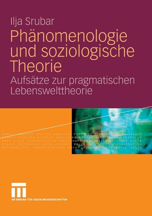 Produktbild: Ph&auml;nomenologie und soziologische Theorie