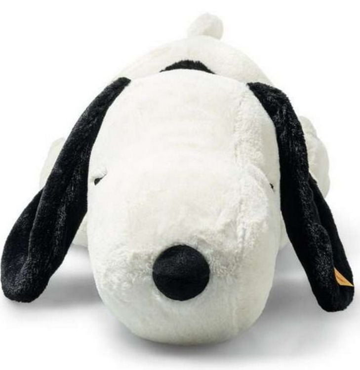 Produktbild: Steiff 024719 - Snoopy liegend, 43 cm, Plüsch-Hund aus der Comicserie Peanuts