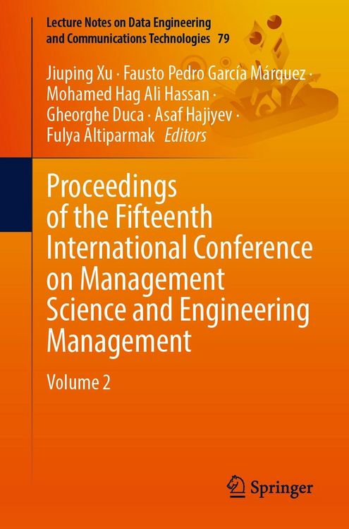 Produktbild: Proceedings of the Fifteenth International Conference on Management Science and Engineering Management