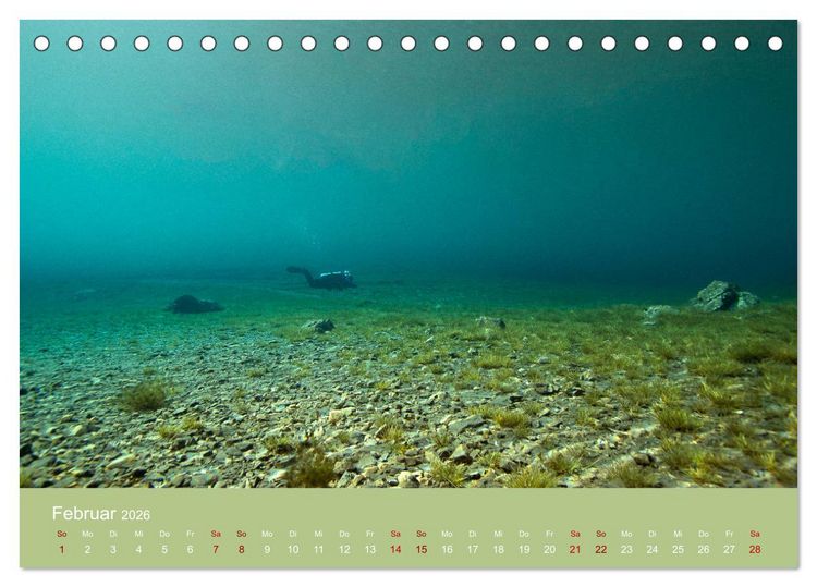 Produktbild: Faszination S&uuml;sswasser (Tischkalender 2026 DIN A5 quer), CALVENDO Monatskalender