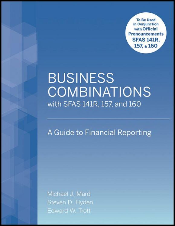 Produktbild: Business Combinations with SFAS 141R, 157, and 160