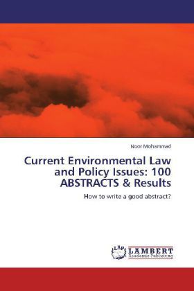 Produktbild: Mohammad, N: Current Environmental Law and Policy Issues: 10
