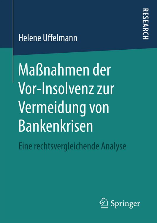 Produktbild: Ma&szlig;nahmen der Vor-Insolvenz zur Vermeidung von Bankenkrisen