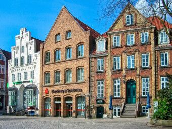 Produktbild: CALVENDO Puzzle Flensburg, S&uuml;dermarkt | 1000 Teile Lege-Gr&ouml;&szlig;e 64x48cm Foto-Puzzle f&uuml;r gl&uuml;ckliche Stunden