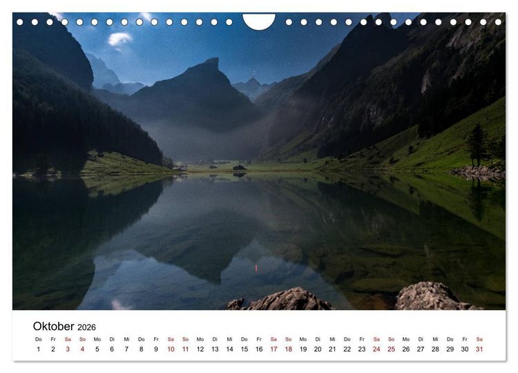 Produktbild: Faszination S&auml;ntis (Wandkalender 2026 DIN A4 quer), CALVENDO Monatskalender