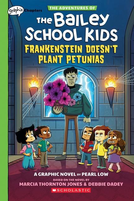 Produktbild: Frankenstein Doesn't Plant Petunias: A Graphix Chapters Book (the Adventures of the Bailey School Kids #2)