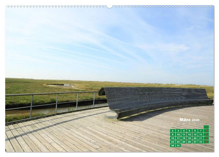 Produktbild: St. Peter-Ording (Wandkalender 2026 DIN A2 quer), CALVENDO Monatskalender