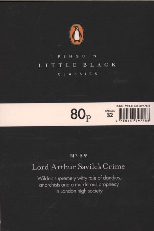 Produktbild: Lord Arthur Savile's Crime