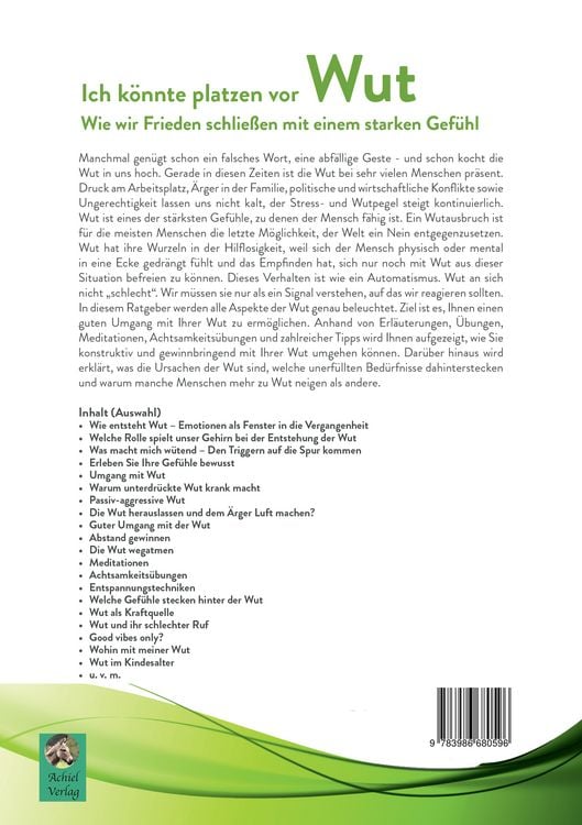 Produktbild: Ich könnte platzen vor Wut