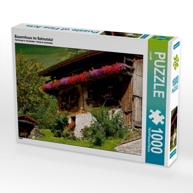 Produktbild: CALVENDO Puzzle Bauernhaus im Schnalstal | 1000 Teile Lege-Gr&ouml;&szlig;e 64x48cm Foto-Puzzle f&uuml;r gl&uuml;ckliche Stunden