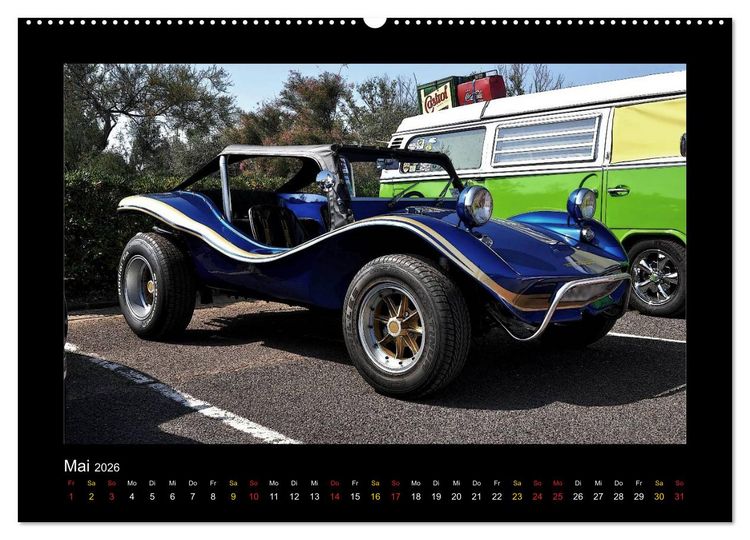 Produktbild: Buggys - die Kultautos der 80er (Wandkalender 2026 DIN A2 quer), CALVENDO Monatskalender