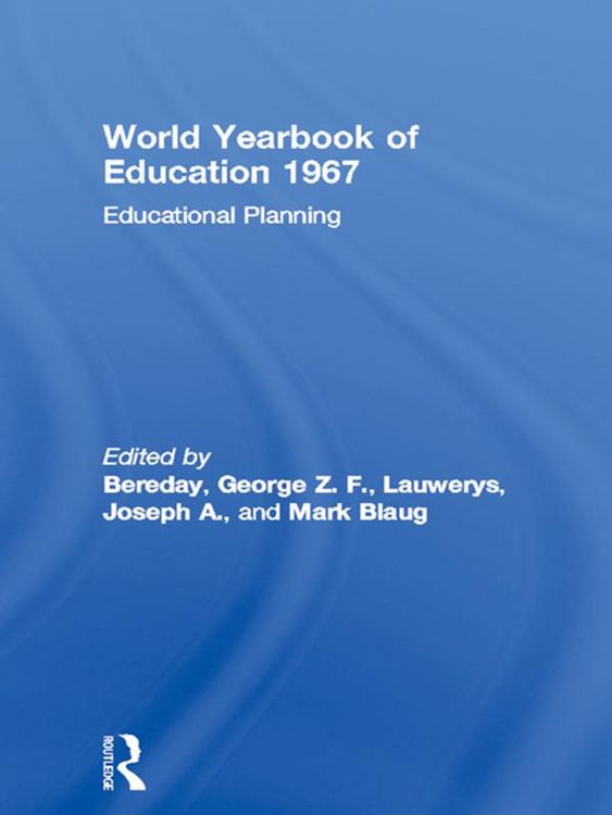 Produktbild: World Yearbook of Education 1967