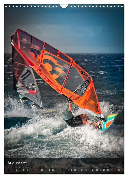 Produktbild: Windsurfing - Wind und Wellen (Wandkalender 2026 DIN A3 hoch), CALVENDO Monatskalender