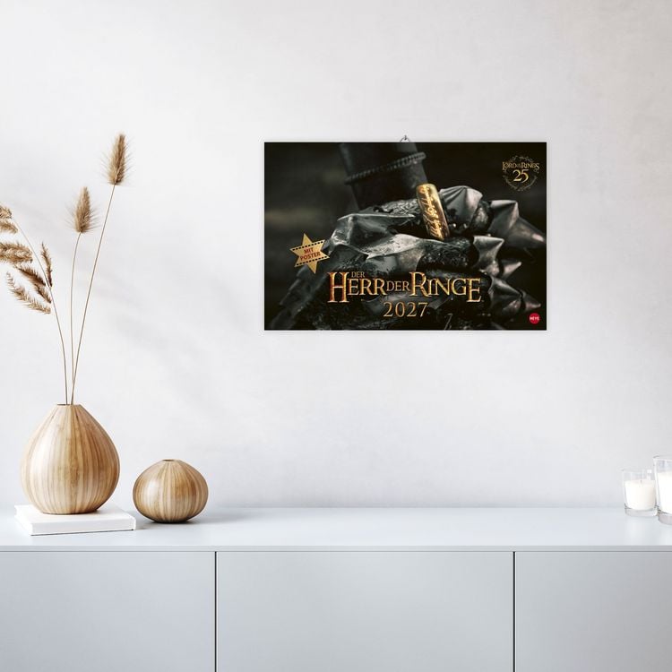 Produktbild: Der Herr der Ringe Broschur XL Kalender 2027
