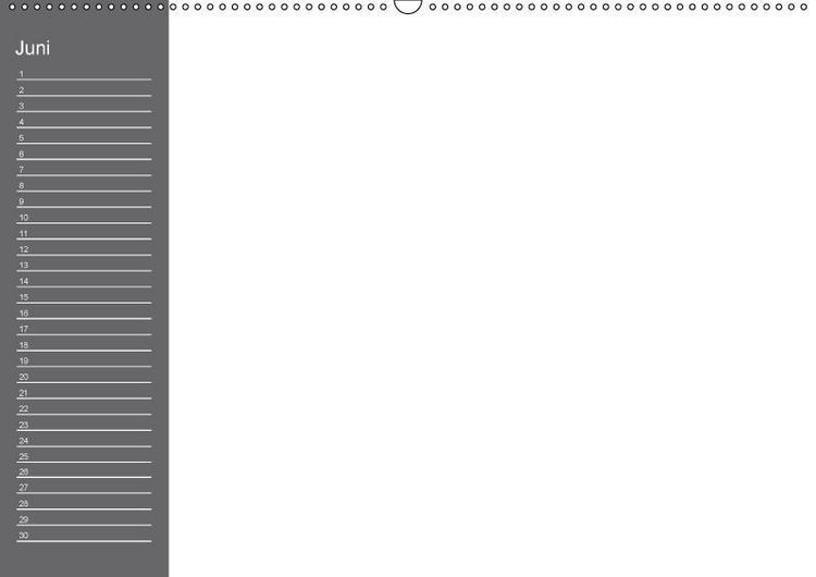 Produktbild: Bastelkalender mit Planerfunktion / F&uuml;r Schwarz - Wei&szlig; - Seher (Wandkalender immerw&auml;hrend DIN A2 quer)