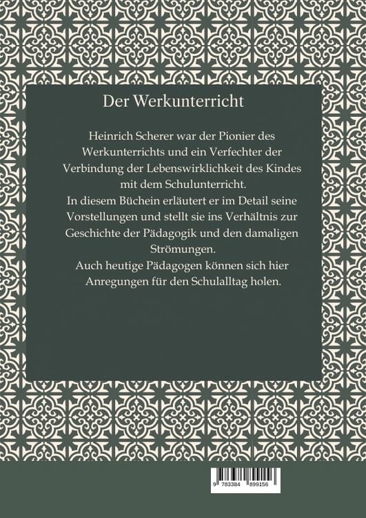 Produktbild: Der Werkunterricht