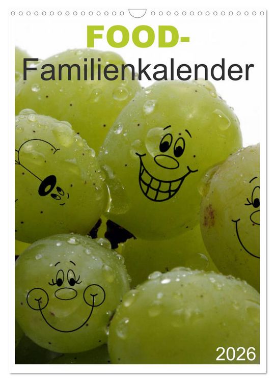 Produktbild: FOOD -Familienkalender (Wandkalender 2026 DIN A3 hoch), CALVENDO Monatskalender
