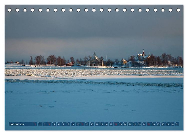 Produktbild: Suomi &ndash; Finnland (Tischkalender 2026 DIN A5 quer), CALVENDO Monatskalender