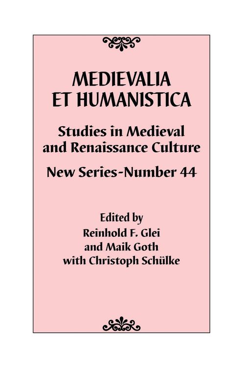 Produktbild: Medievalia et Humanistica, No. 44