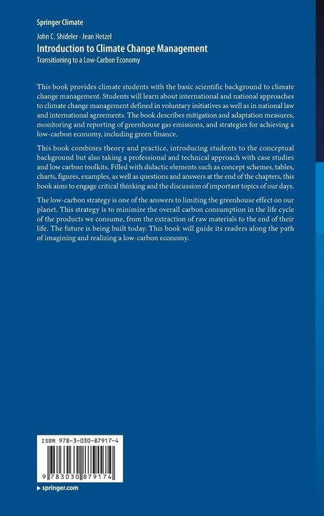 Produktbild: Introduction to Climate Change Management