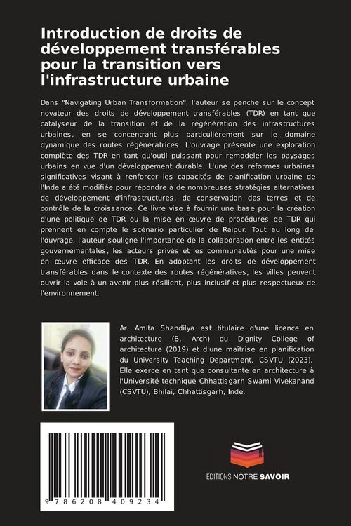 Produktbild: Introduction de droits de d&eacute;veloppement transf&eacute;rables pour la transition vers l'infrastructure urbaine