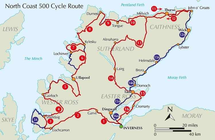Produktbild: Cycling the North Coast 500