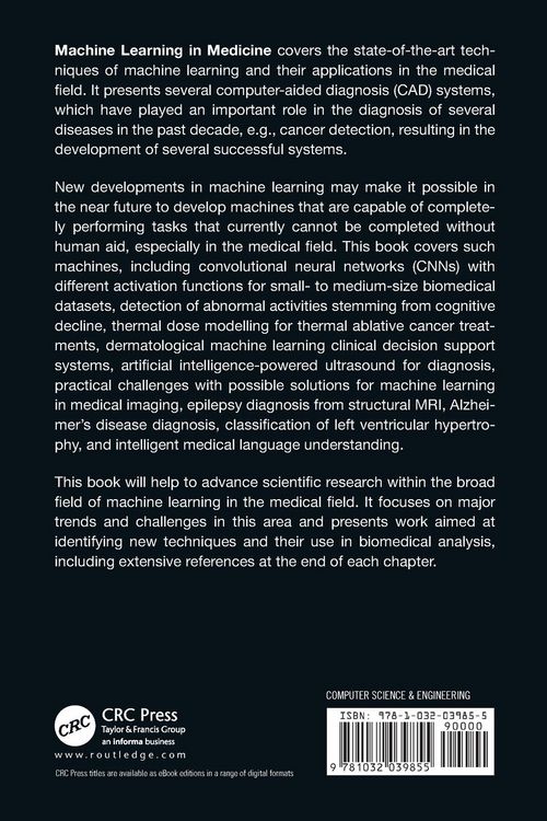 Produktbild: Machine Learning in Medicine