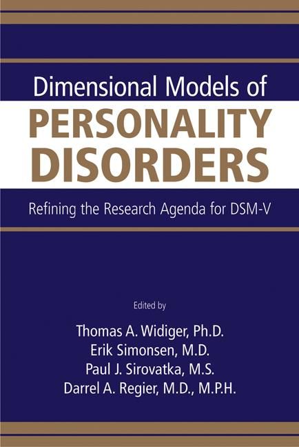 Produktbild: Dimensional Models of Personality Disorders