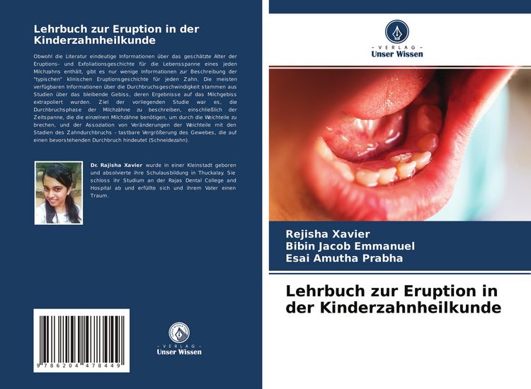 Produktbild: Lehrbuch zur Eruption in der Kinderzahnheilkunde