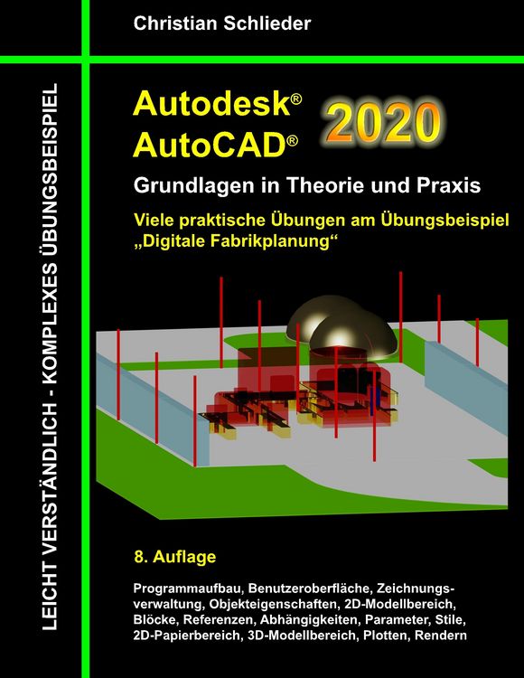 Produktbild: Autodesk AutoCAD 2020 - Grundlagen in Theorie und Praxis