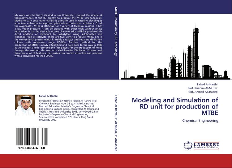 Produktbild: Modeling and Simulation of RD unit for production of MTBE