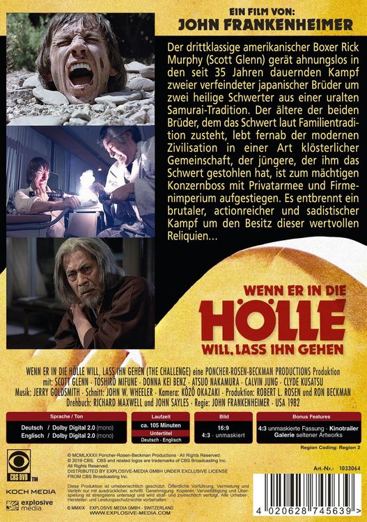 Produktbild: Wenn er in die H&ouml;lle will, lass ihn gehen (The Challenge)