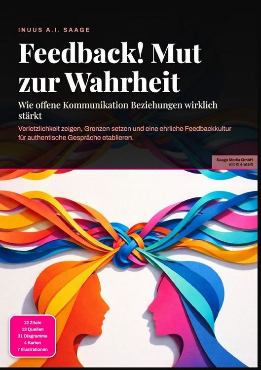 Produktbild: Feedback! Mut zur Wahrheit: Wie offene Kommunikation Beziehungen wirklich st&auml;rkt
