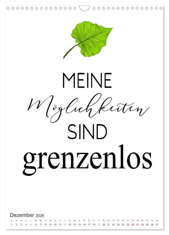 Produktbild: Motivation (Wandkalender 2026 DIN A3 hoch), CALVENDO Monatskalender
