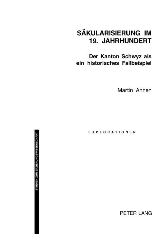 Produktbild: S&auml;kularisierung im 19. Jahrhundert