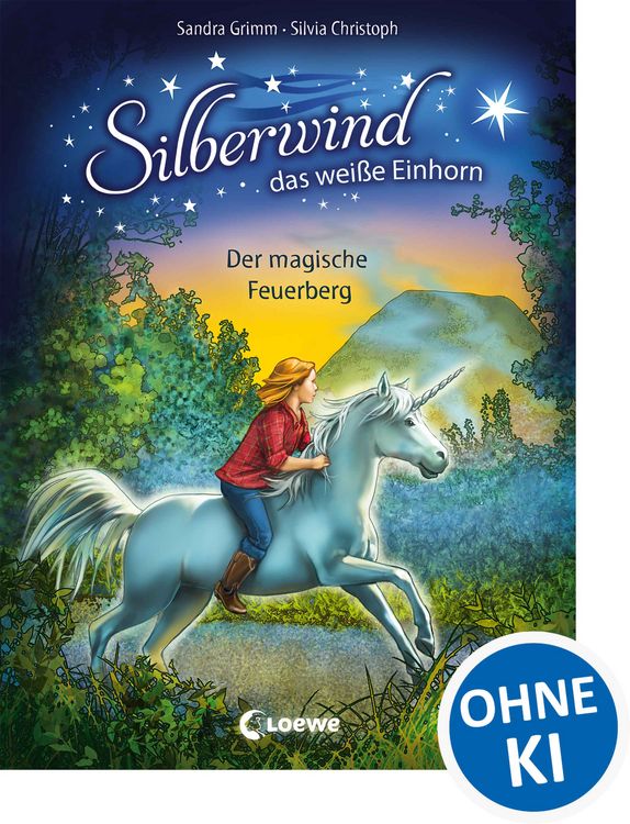 Produktbild: Silberwind, das wei&szlig;e Einhorn (Band 2) - Der magische Feuerberg