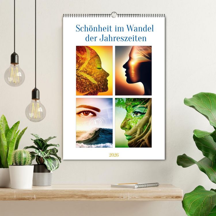 Produktbild: Sch&ouml;nheit im Wandel der Jahreszeiten (Wandkalender 2026 DIN A2 hoch), CALVENDO Monatskalender