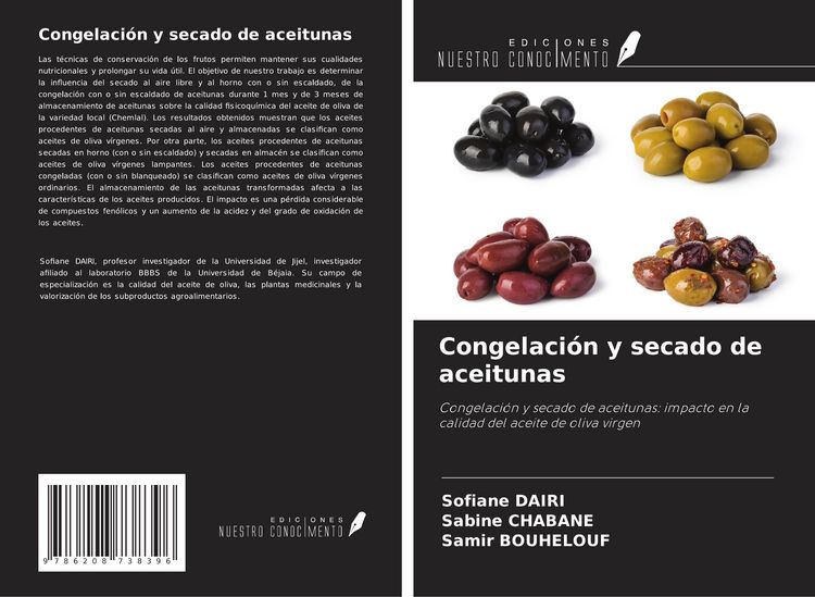Produktbild: Congelaci&oacute;n y secado de aceitunas