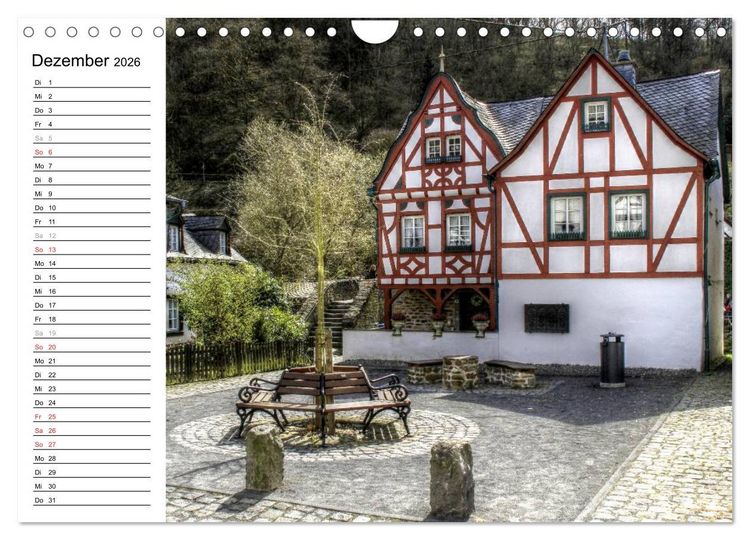 Produktbild: Eine Perle in der Eifel - Monreal (Wandkalender 2026 DIN A4 quer), CALVENDO Monatskalender