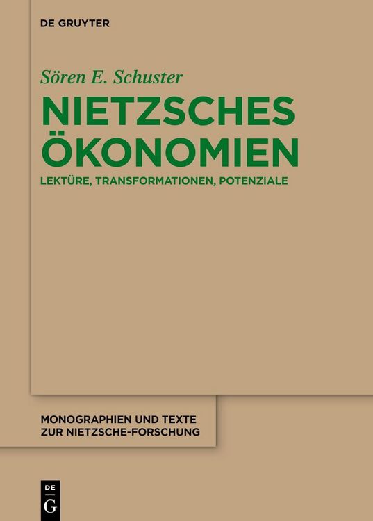 Produktbild: Nietzsches &Ouml;konomien