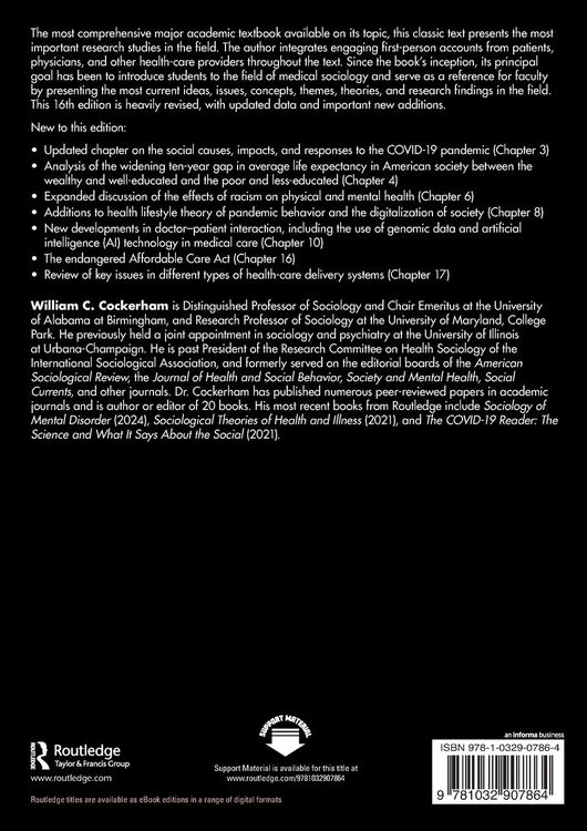 Produktbild: Medical Sociology