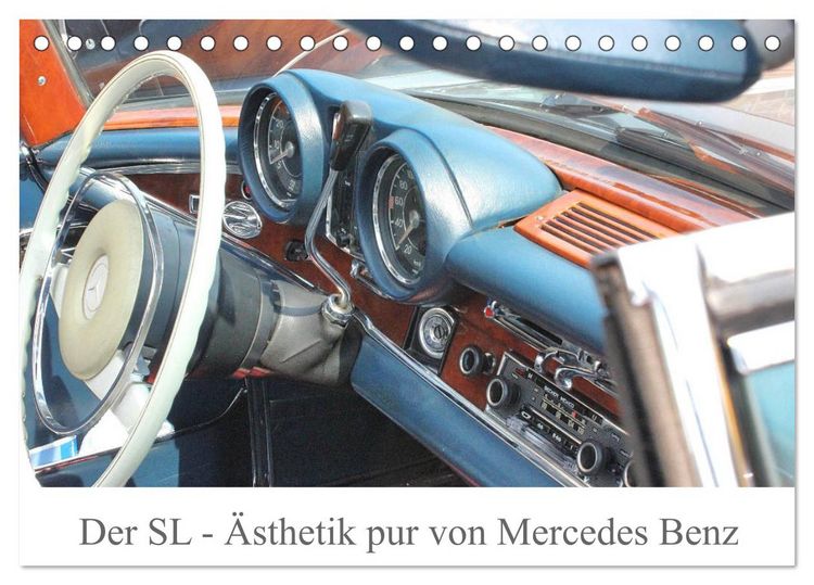 Produktbild: Der SL - &Auml;sthetik pur von Mercedes Benz (Tischkalender 2025 DIN A5 quer), CALVENDO Monatskalender