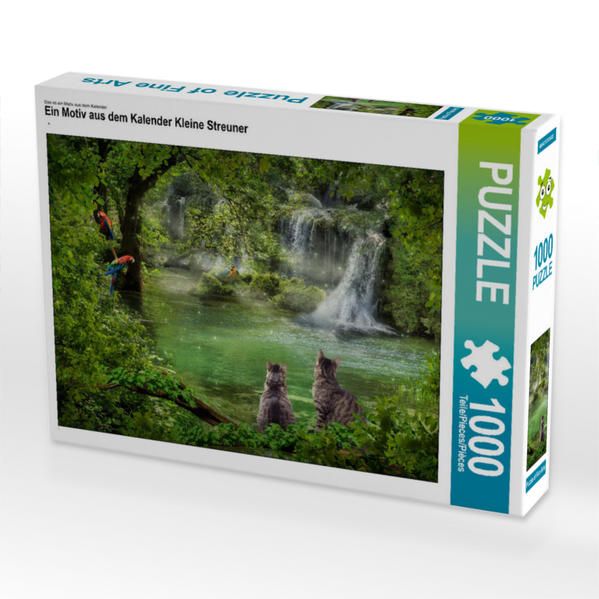 Produktbild: CALVENDO Puzzle Ein Motiv aus dem Kalender Kleine Streuner | 1000 Teile Lege-Gr&ouml;&szlig;e 64x48cm Foto-Puzzle f&uuml;r gl&uuml;ckliche Stunden