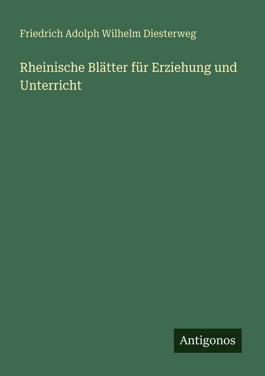 Produktbild: Rheinische Bl&auml;tter f&uuml;r Erziehung und Unterricht